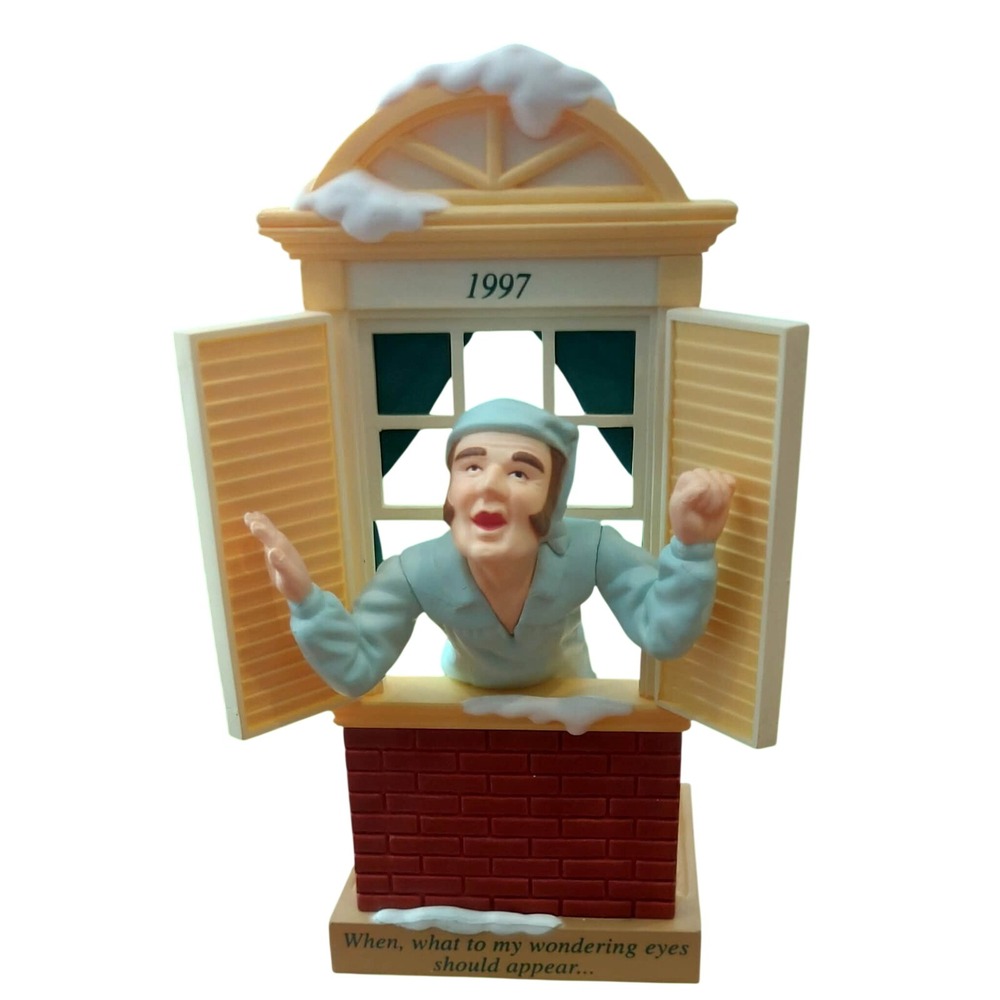 Hallmark Keepsake 1997 Away to the Window Night Before Christmas Ornament Boxed‎